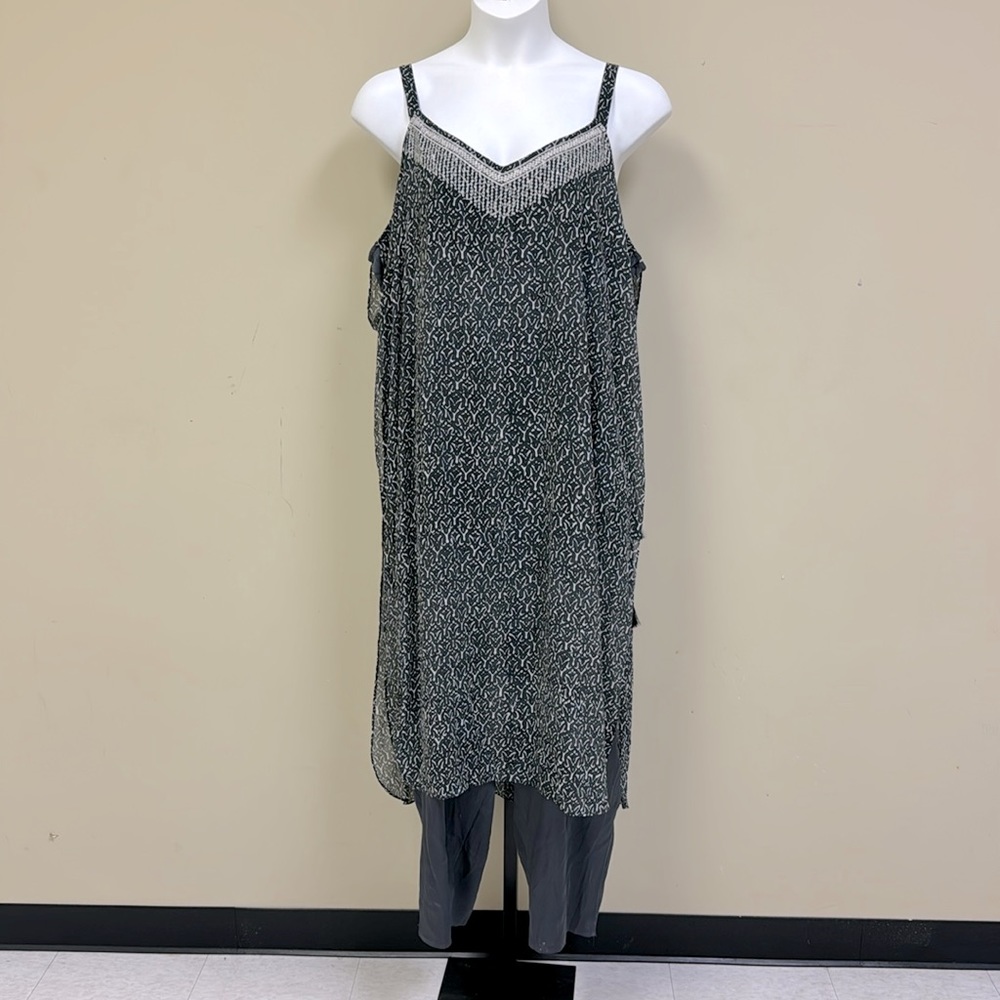Nic+Zoe Gray Print Jumper